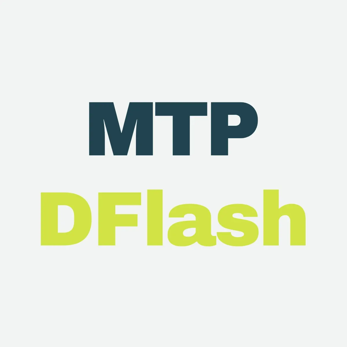 Titelgrafik von gewusst:KI mit den Schriftzügen MTP und DFlash
