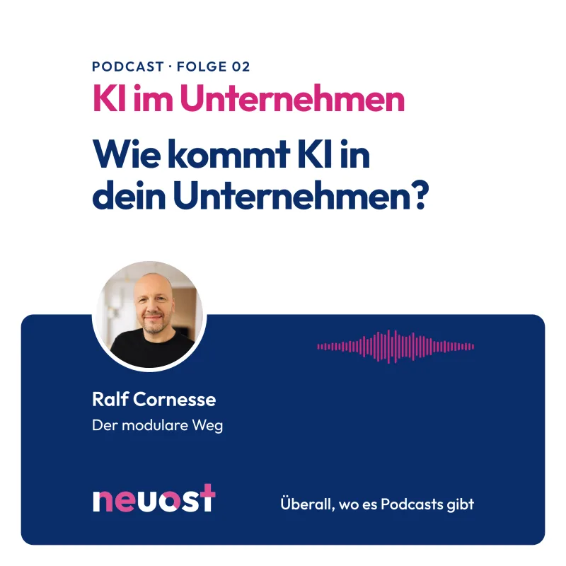 Podcast KI im Unternehmen, Folge 2: Wie kommt KI in dein Unternehmen? Der modulare Weg